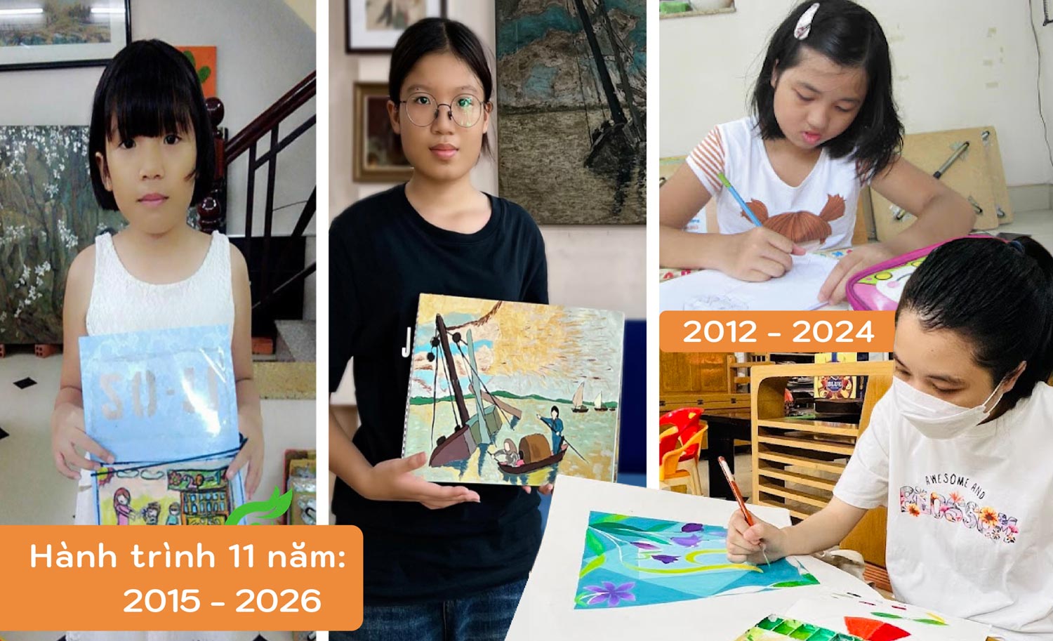 hành trình học vẽ lâu dài tại green art class