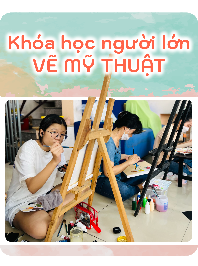 Lớp học vẽ người lớn tại thảo điền