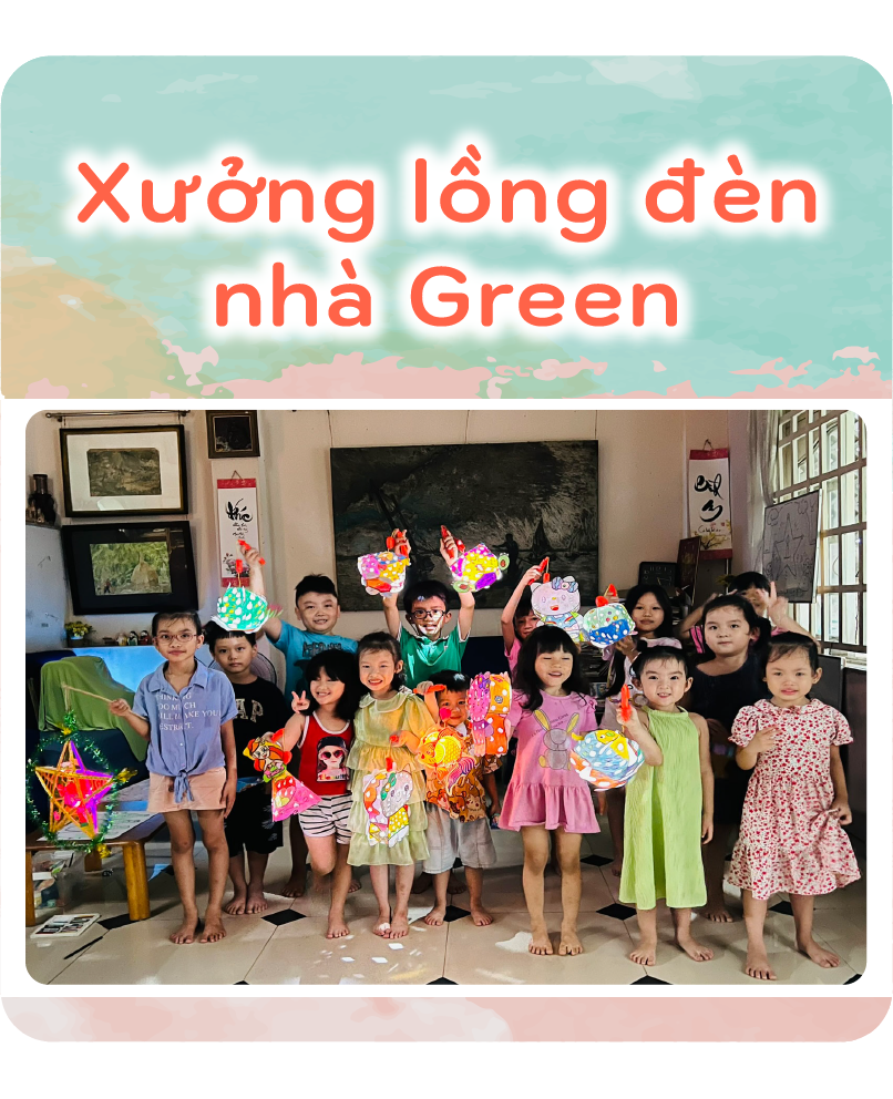 workshop làm lồng đèn trung thu tại green art class thảo điền